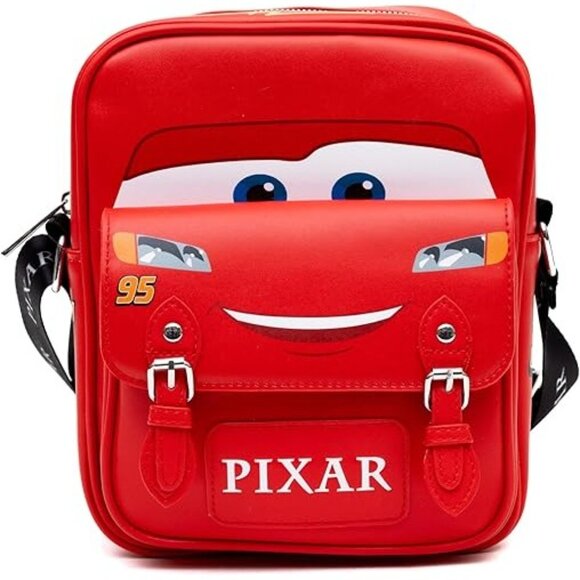 Disney Handbags - Disney Pixar Cars Lightning McQueen Red Crossbody Bag NWT